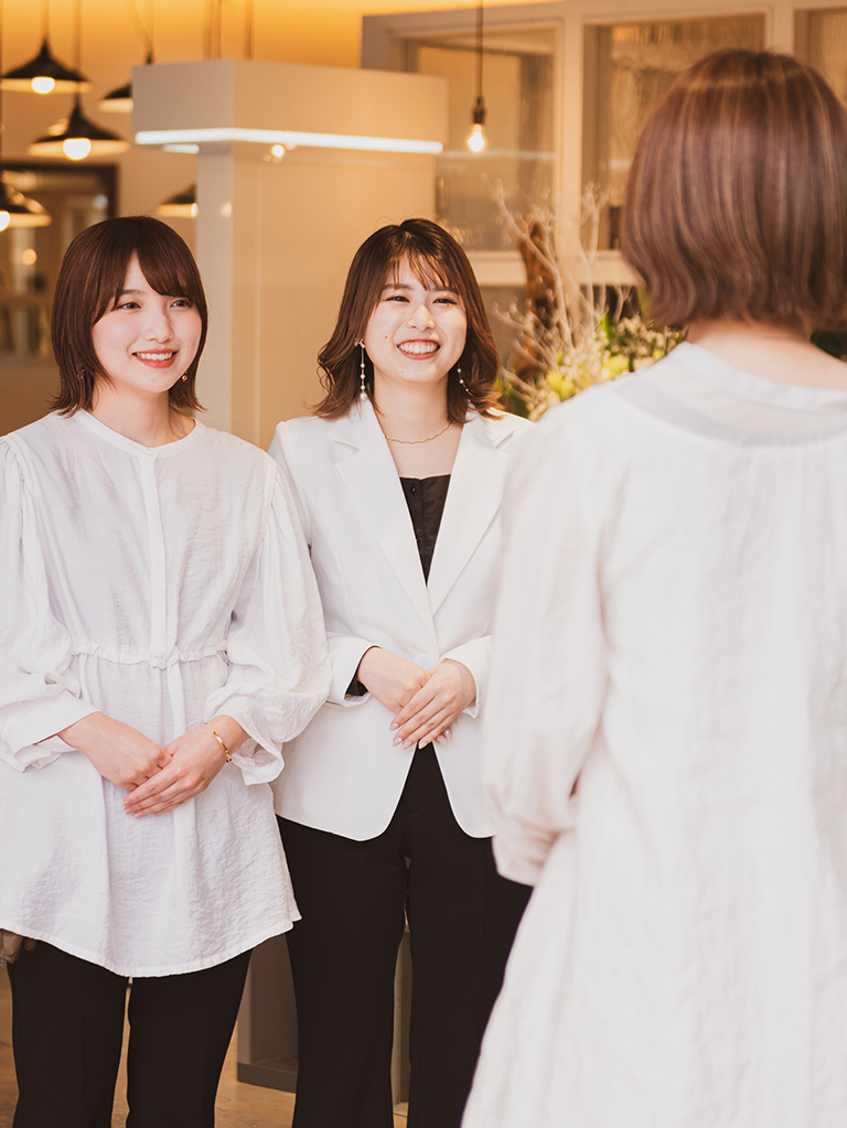 広島市内の美容室ラランジェグループ中途採用サイトのイメージ画像